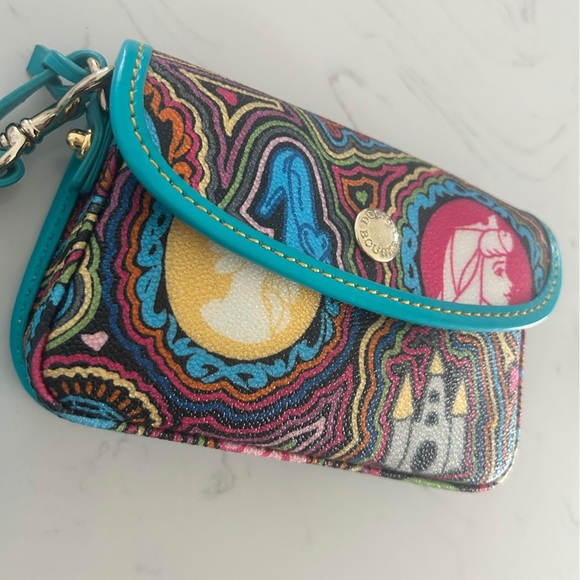 Dooney & Bourke x Disney Parks Pebbled Leather Princess Wristlet – Like New - Picture 7 of 13